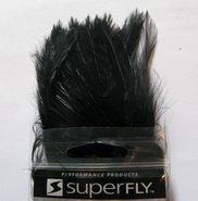  strong neck hackle black Super Fly